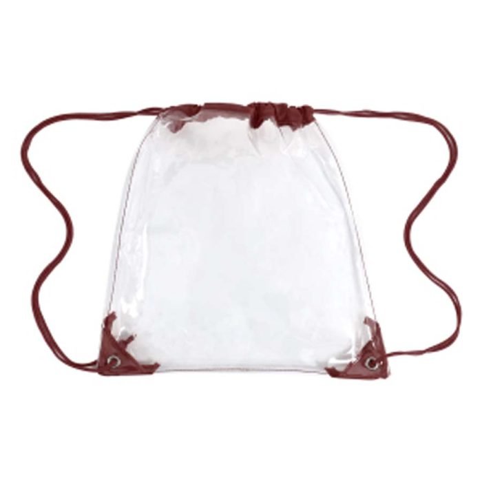 Stadium Ready Clear Drawstring Backpack - Image 6