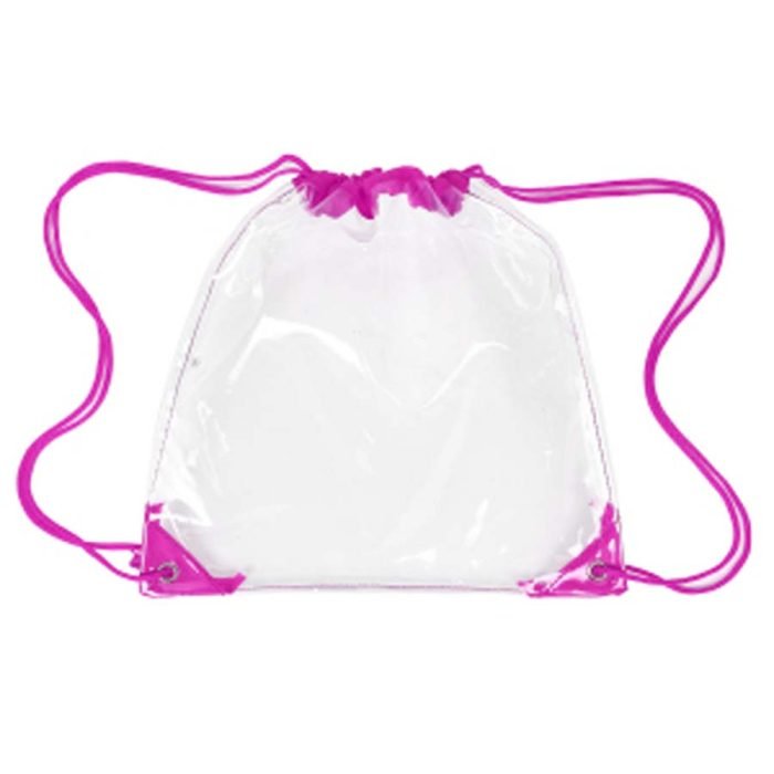 Stadium Ready Clear Drawstring Backpack - Image 8