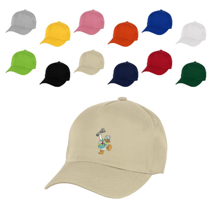 Structured 5 Panel Hook and Loop Cap - Image 2