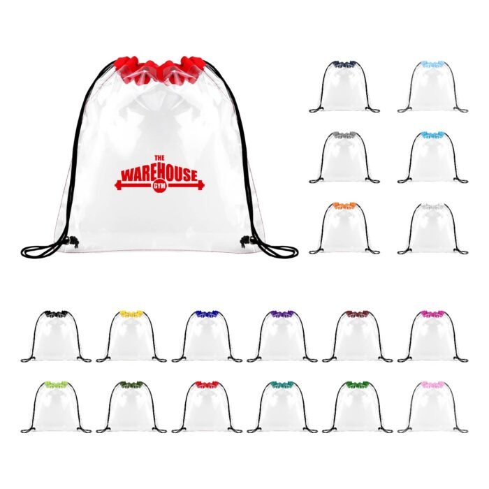 Clear View Stadium Drawstring Sport Bag - Image 2