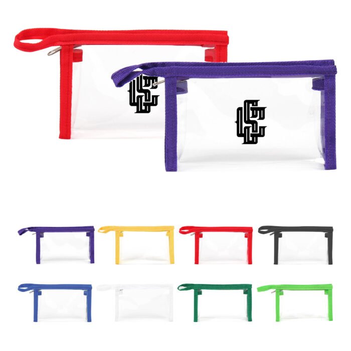 Zippered Clear Travel Utility Pouch - Image 2