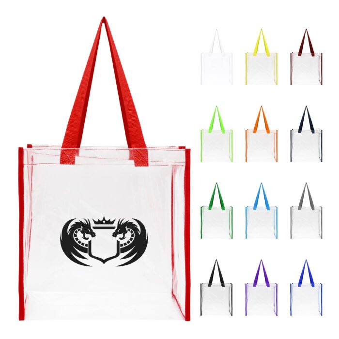 Clear PVC Stadium Tote Bag - Image 2