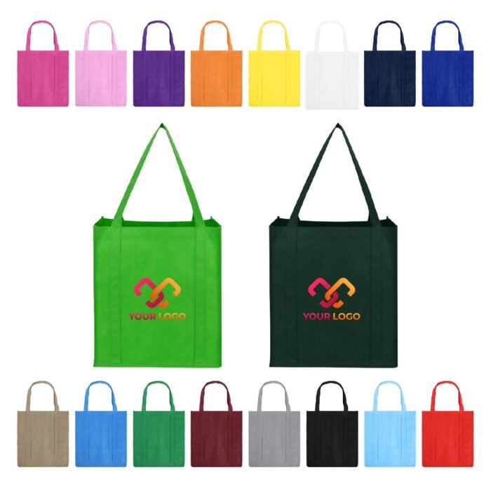 Sturdy Grocery Tote Bag With Bottom Insert - Image 2