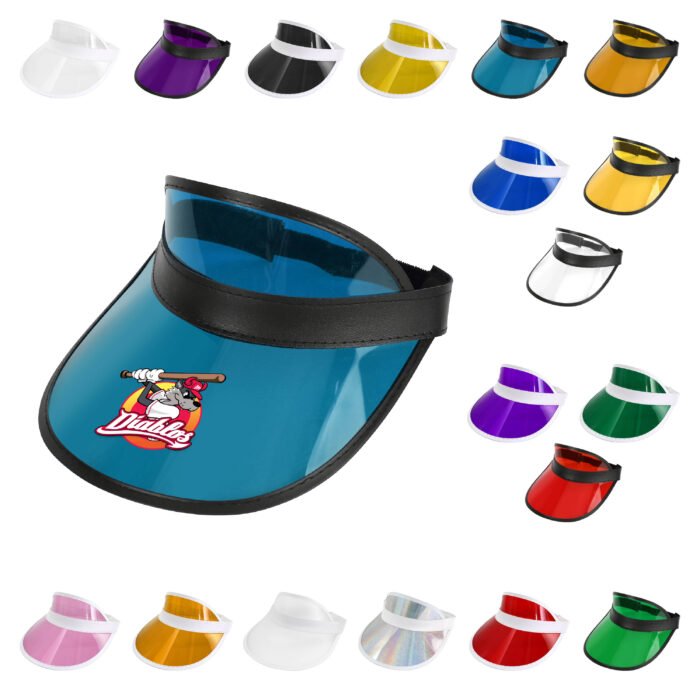 Clear PVC Sun Visor Cap - Image 2