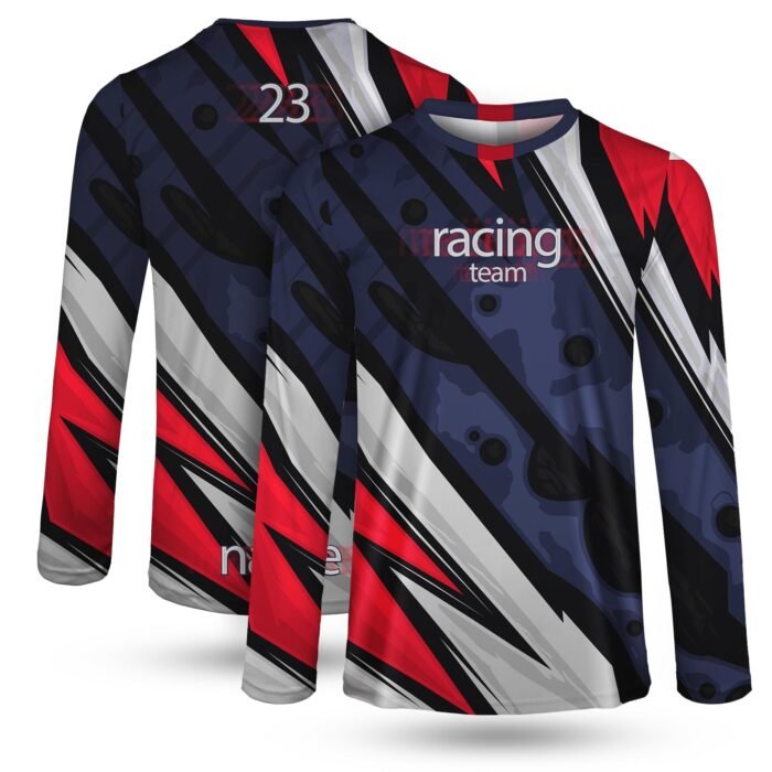 Custom Dye Sublimated Long Sleeve Performance Shirt - Image 3