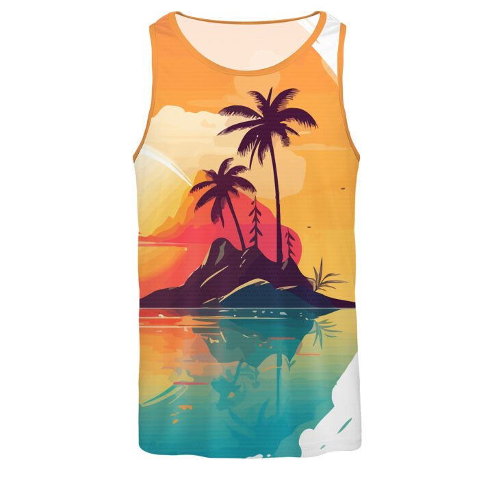 Dye Sublimation Performance Gym Tank Top - Image 3