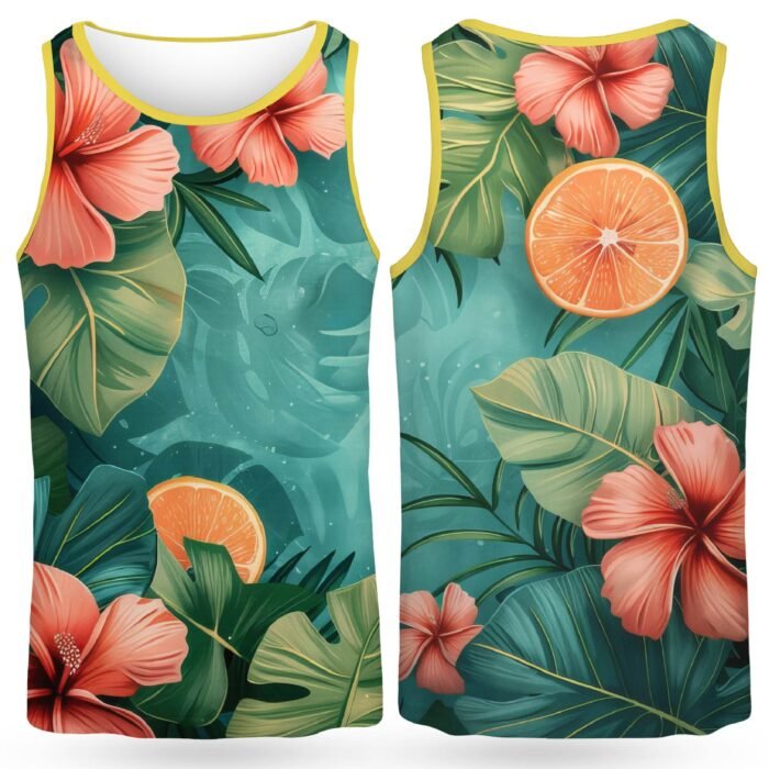 Dye Sublimation Performance Gym Tank Top - Image 4