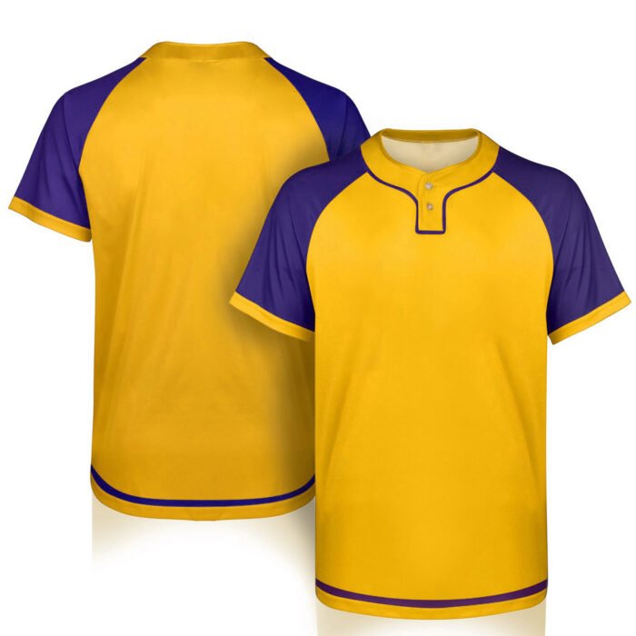 Dye Sublimation 2-Button Baseball Jersey - Image 5
