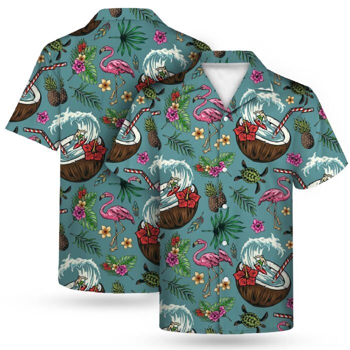Men’s Tropical Stretch Camp Collar Shirt - Image 3