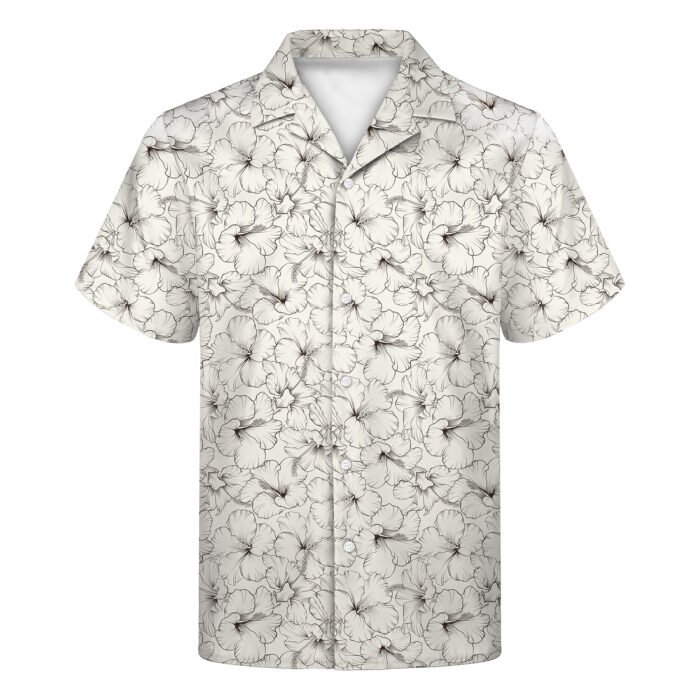 Men’s Tropical Stretch Camp Collar Shirt - Image 7