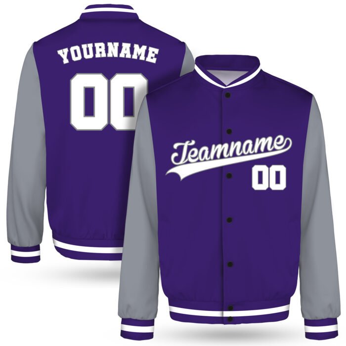 Men's Custom Sublimated Varsity Jacket - Image 4
