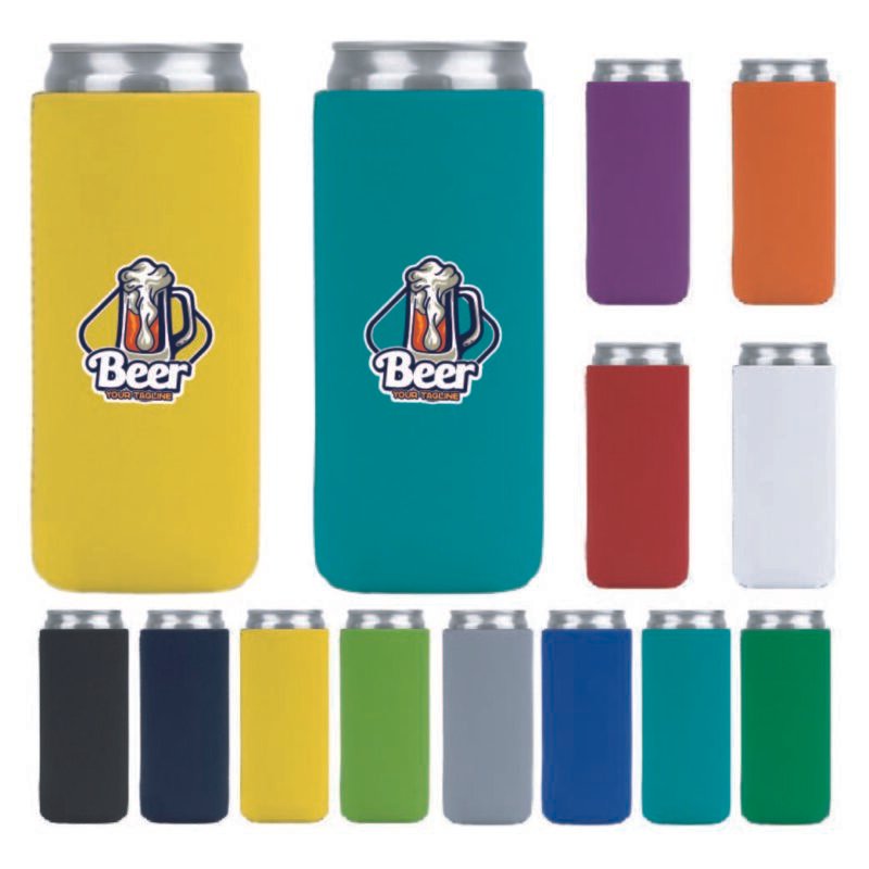 Collapsible 12oz Neoprene Slim Can Holder