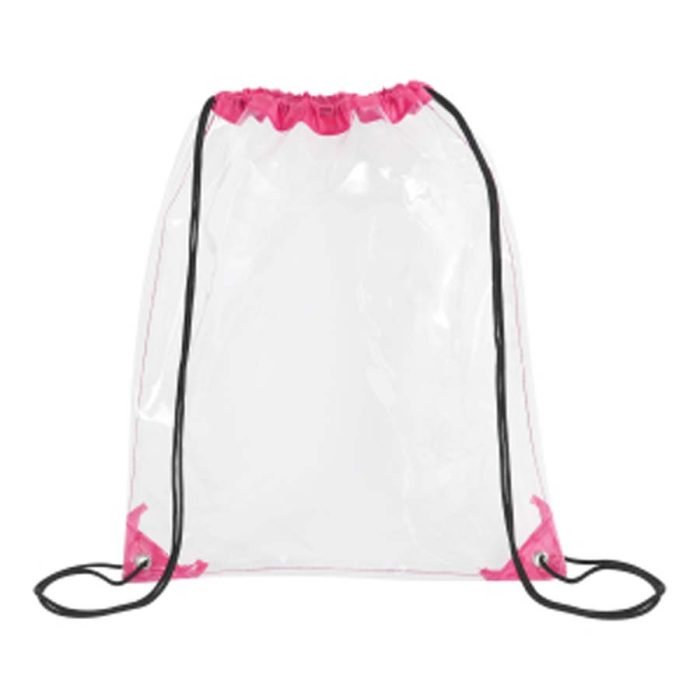 Stadium Approved Clear Drawstring Backpack - Image 4