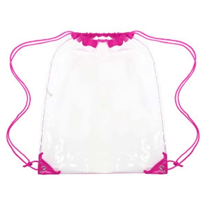 Clear Cinch Drawstring Bacpack - Image 8