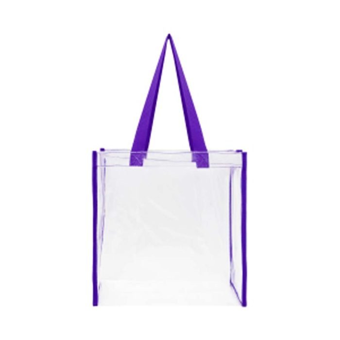 Clear PVC Stadium Tote Bag - Image 11