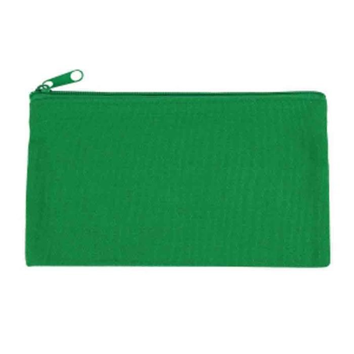 Compact Canvas Zippered Makeup Pouch - Image 5