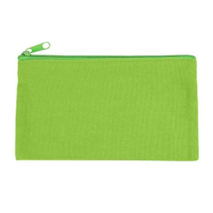 Compact Canvas Zippered Makeup Pouch - Image 8
