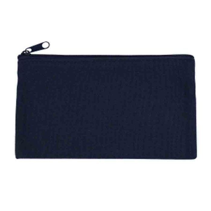 Compact Canvas Zippered Makeup Pouch - Image 10