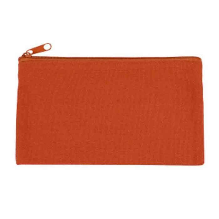 Compact Canvas Zippered Makeup Pouch - Image 11