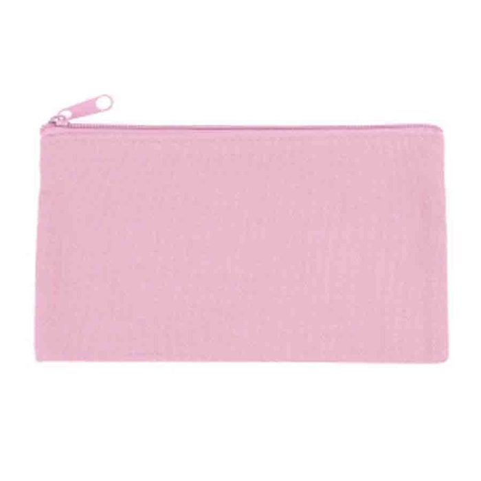 Compact Canvas Zippered Makeup Pouch - Image 19