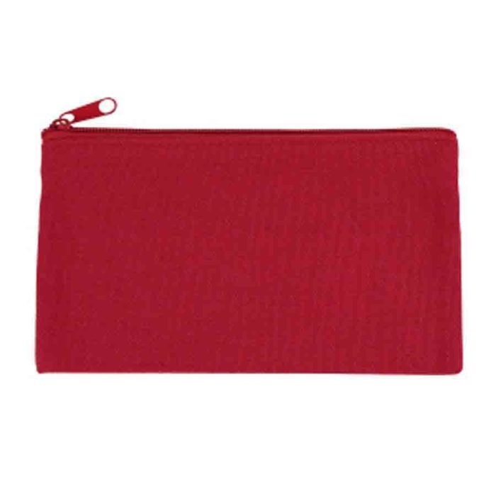 Compact Canvas Zippered Makeup Pouch - Image 20