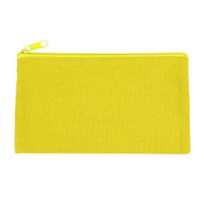 Compact Canvas Zippered Makeup Pouch - Image 16