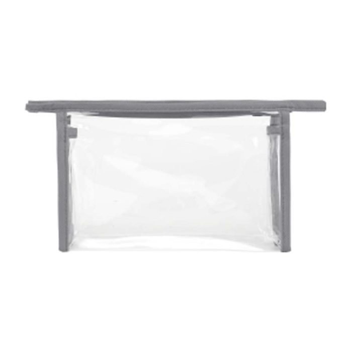 Clear Makeup and Toiletry Zippered Pouch - Image 5