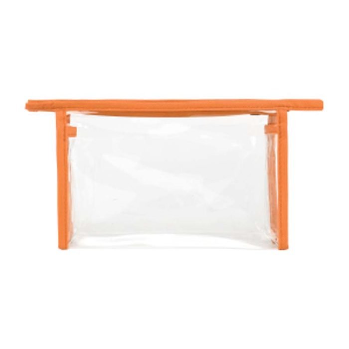 Clear Makeup and Toiletry Zippered Pouch - Image 8