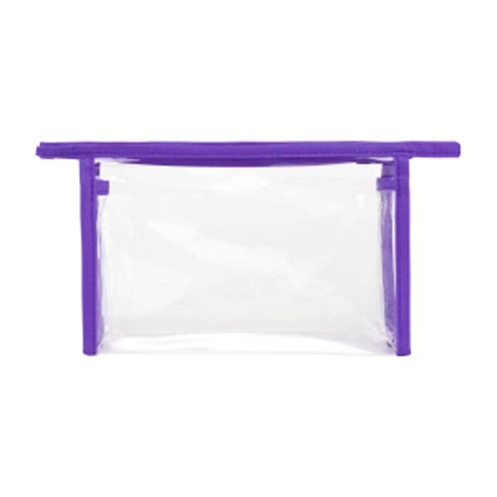 Clear Makeup and Toiletry Zippered Pouch - Image 9