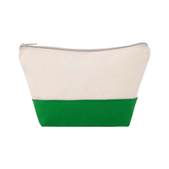 Two-Tone Zippered Canvas Pouch - Image 7