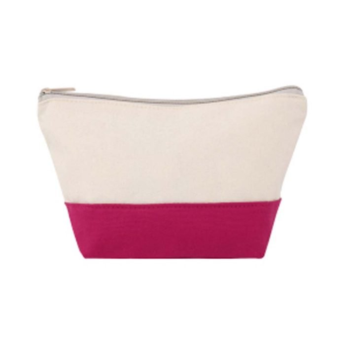 Two-Tone Zippered Canvas Pouch - Image 8