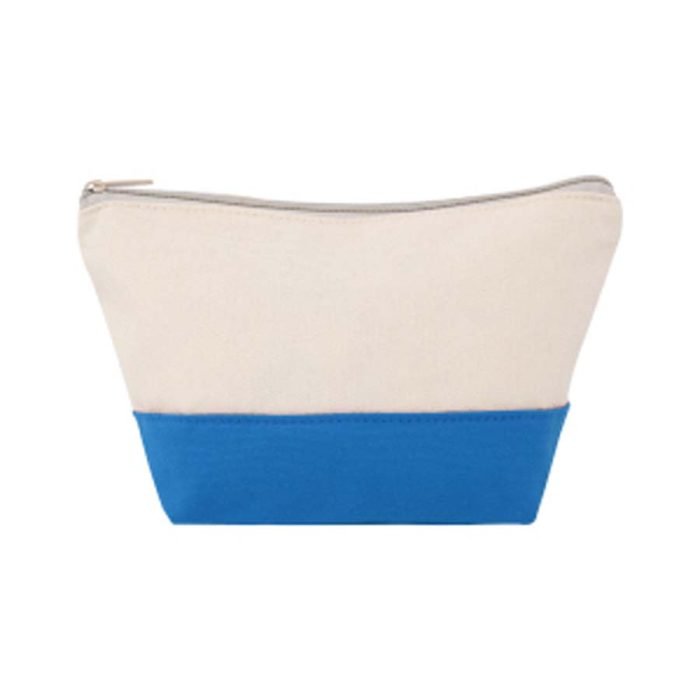Two-Tone Zippered Canvas Pouch - Image 9