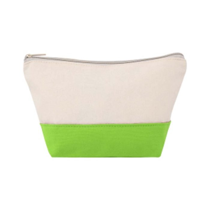 Two-Tone Zippered Canvas Pouch - Image 10
