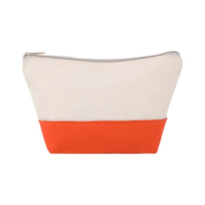Two-Tone Zippered Canvas Pouch - Image 12