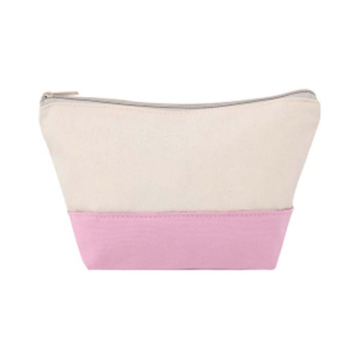 Two-Tone Zippered Canvas Pouch - Image 13