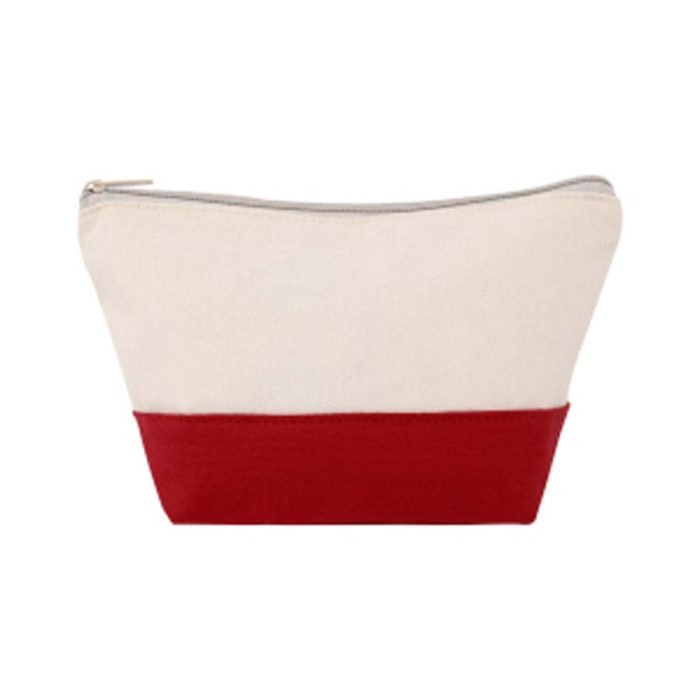 Two-Tone Zippered Canvas Pouch - Image 15