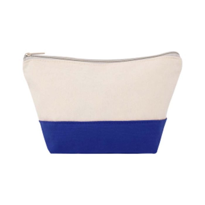 Two-Tone Zippered Canvas Pouch - Image 16