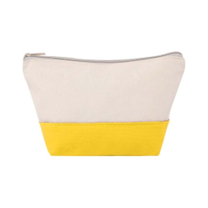 Two-Tone Zippered Canvas Pouch - Image 18