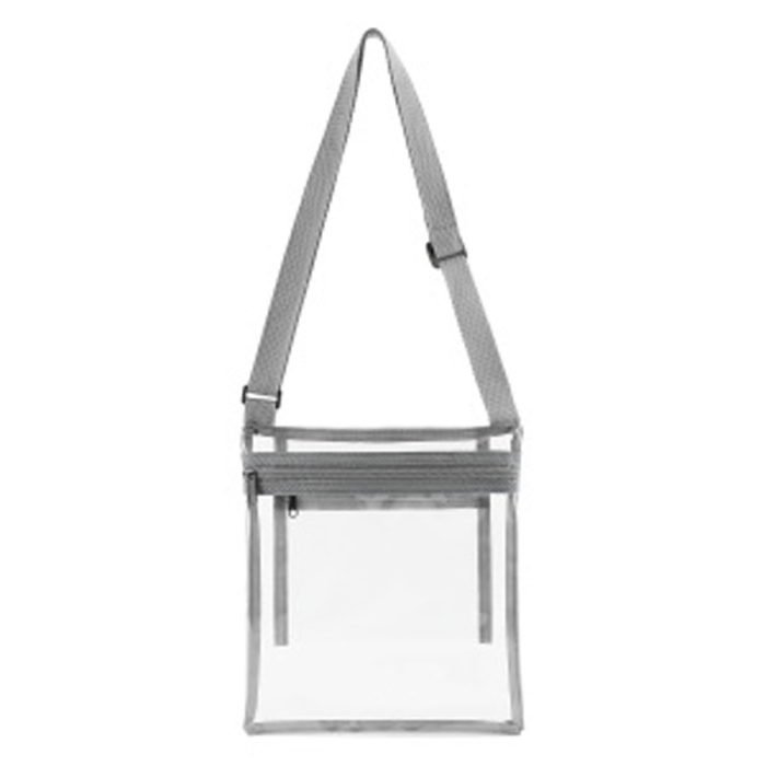 Clear PVC Stadium Crossbody Bag - Image 5
