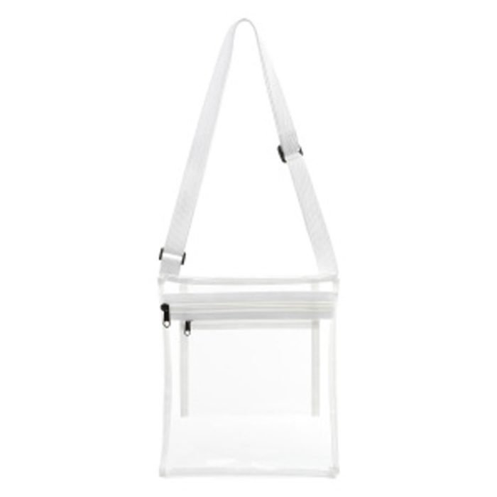 Clear PVC Stadium Crossbody Bag - Image 7