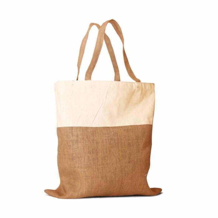 Shopping Bag with Jute and Cotton Combination - Image 2