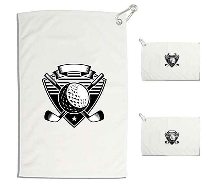 16 X 25, Custom Golf Towel. 2.5lbs. Dobby Hem