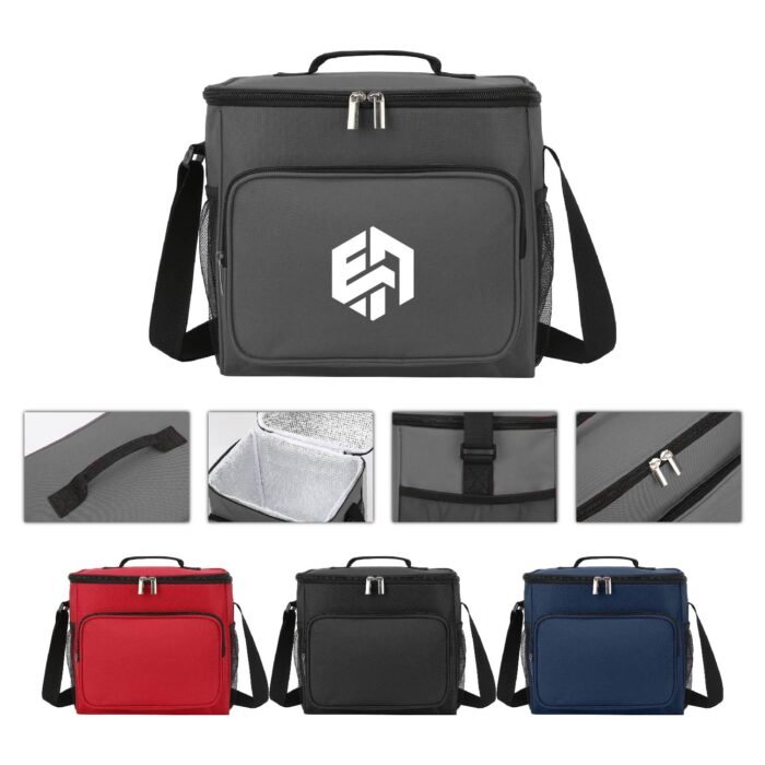 Insulated 12-Can Cooler Tote Bag - Image 2
