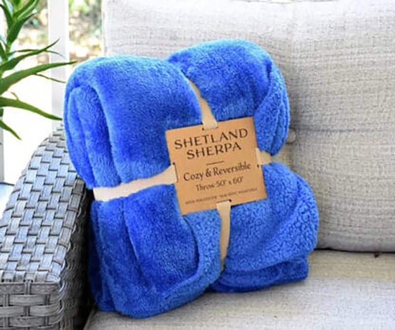 Colorful Tie Dye Polar Fleece Throw Blanket - Image 2