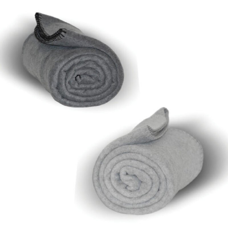 Custom Embroidered Polar Fleece Throw Blanket