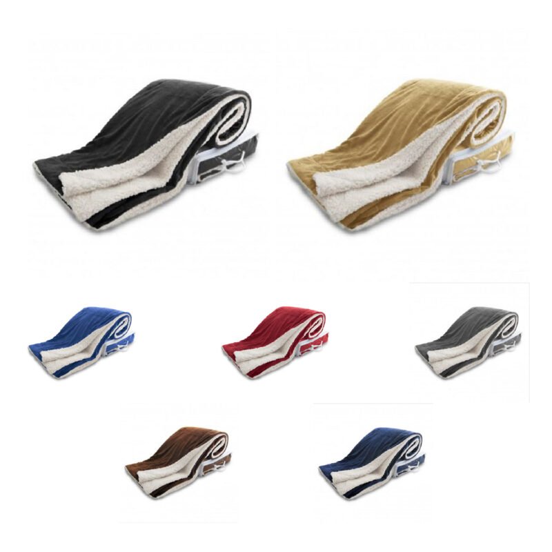 Oversized Micro Mink Sherpa Blanket