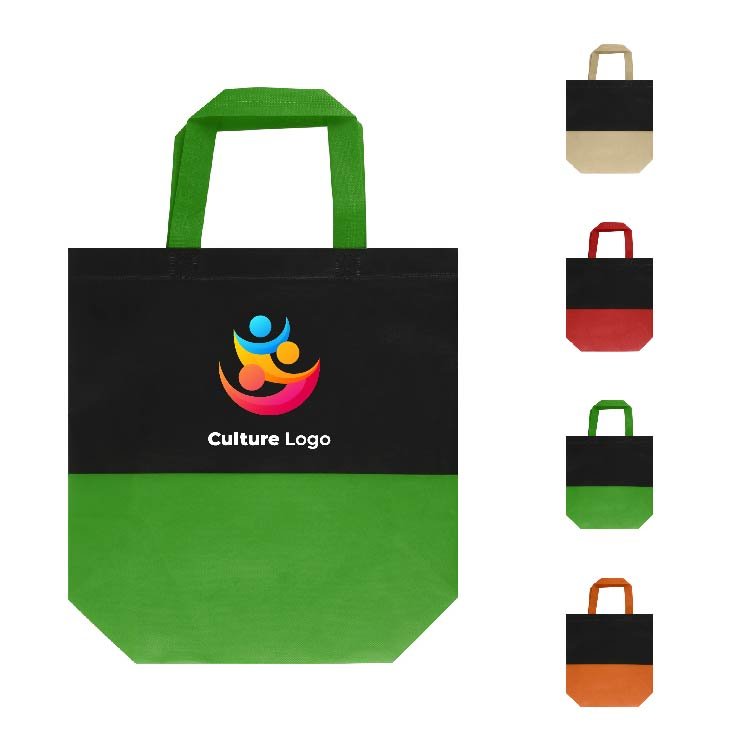 Two-Toned Laminated Promo Tote Bag