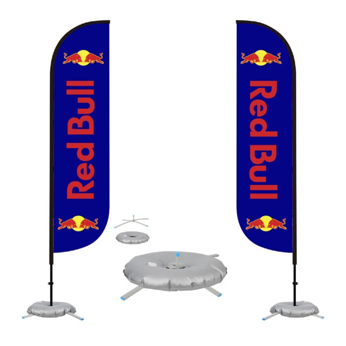 Double Sided 11′ Feather Flag Kit with Cross Base – A Hub For ...