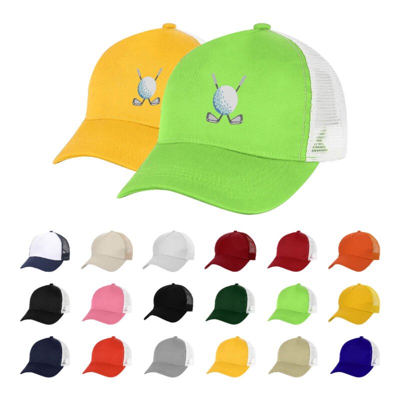 Structured 5 Panel Trucker Snapback Cap