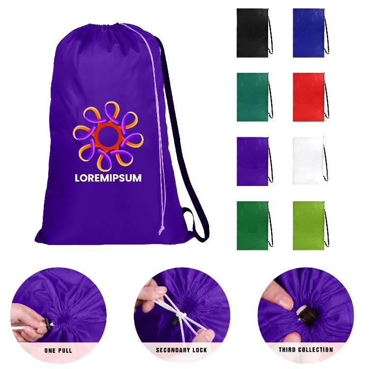 School And Gym Drawstring Laundry Bag - Image 2